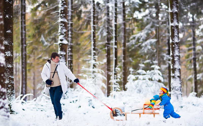 Passeggiata con il papà