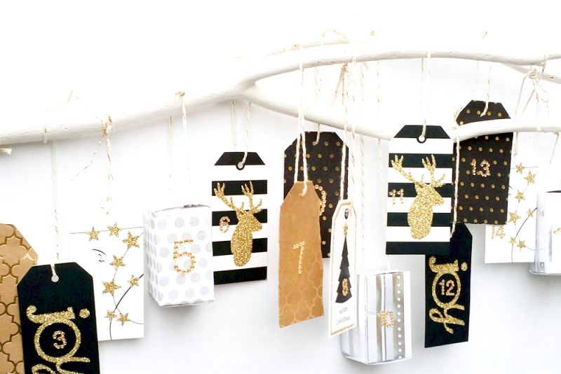 Calendario dell’Avvento glamour per bambine