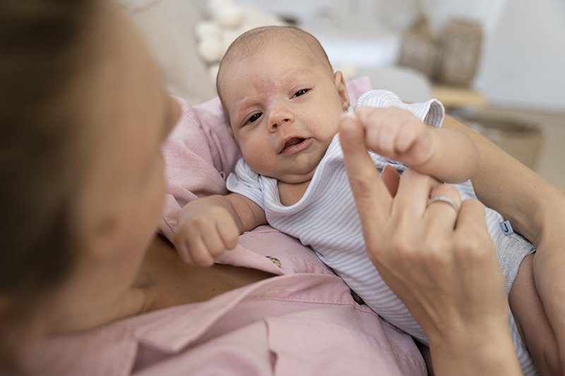 Neonato e fontanella