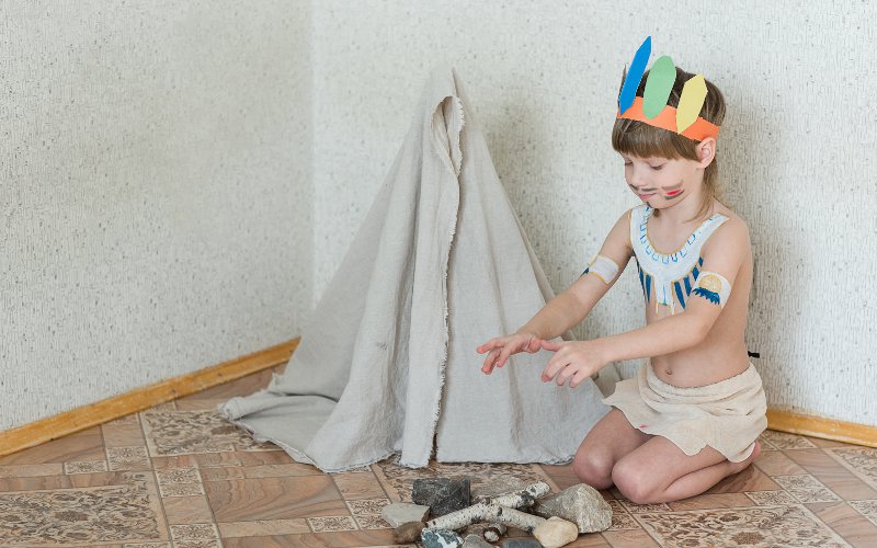 Costume da carnevale indiano
