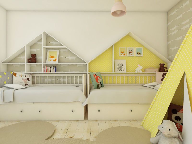 Letto a casetta nella cameretta