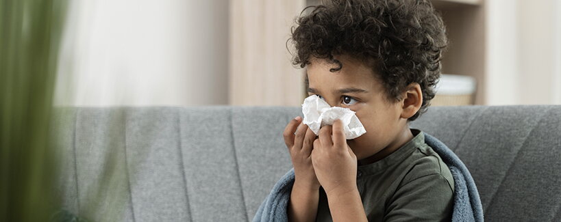 Uvolnění nosu: Jak naučit dítě smrkat?